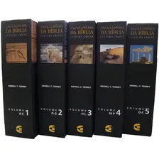 Enciclopédia Da Bíblia Cultura Cristã 5 Volumes , de Merril C. Tenney. Editora Cultura Cristã, capa dura em português, 2018 Foto  mini 1