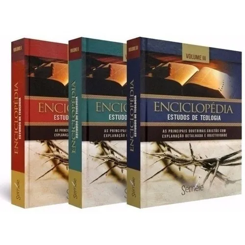 Enciclopédia Estudos De Teologia - 3 Volumes, de Ed. Semeie. Editora Ed. Semeie, capa dura em português Foto 1