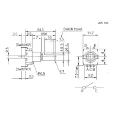 Encoder Rotativo Com Chave 5 Terminais Potenciômetro Ec11 Foto mini 4