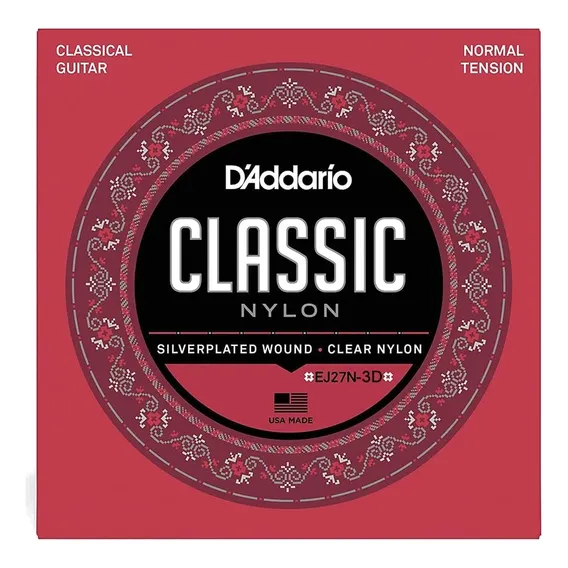 Encordamento Daddario Ej27 Classic Nylon Médio Foto 1