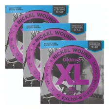Encordamento Guitarra D'addario - 0.9 - (3 Jogos) Foto  mini 1