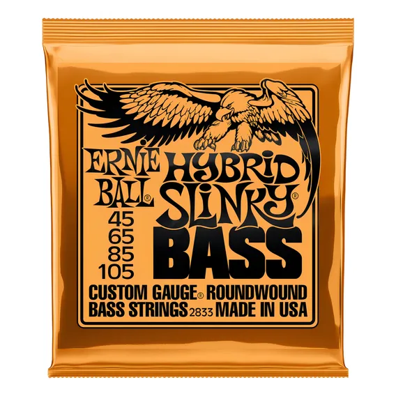 Encordoamento Baixo 4 Cordas Ernie Ball 045 Hybrid 2833 Foto 1