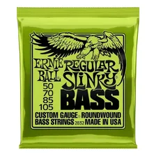 Encordoamento Baixo 4 Cordas Ernie Ball 050 Regular 2832 Foto mini 1