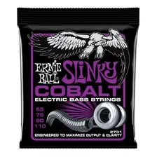 Encordoamento Baixo 4c 055 Ernie Ball Slinky Cobalt 2731 Foto  mini 1
