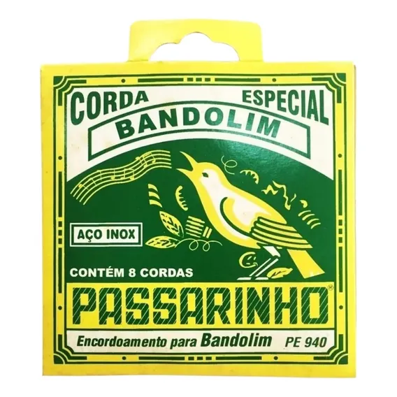 Encordoamento Bandolim Com Bolinha Passarinho Aço Pe940 Foto 1
