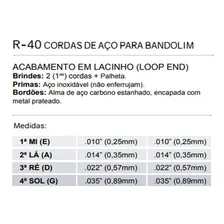 Encordoamento Bandolim R-40 Rouxinol Foto mini  2