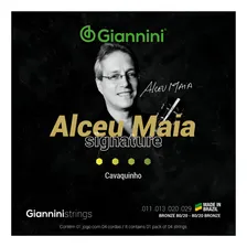 Encordoamento Cavaquinho Giannini Alceu Maia Sscvam C/nfe Foto mini 1