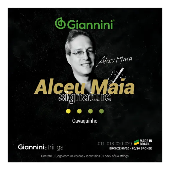 Encordoamento Cavaquinho Giannini Alceu Maia Sscvam C/nfe Foto 1