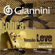 Encordoamento Cavaquinho Giannini Niquel Tensao Leve Foto  mini 1