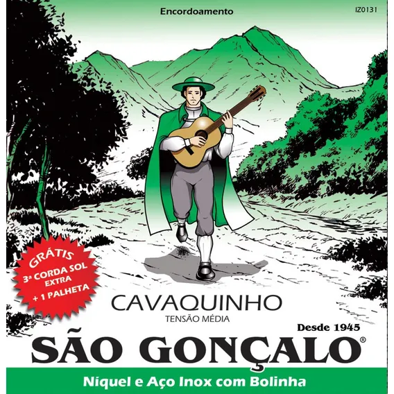 Encordoamento Cavaquinho Tensão Média São Gonçalo Foto 1