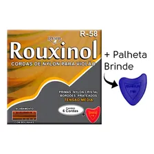 Encordoamento Corda Nylon Violao Rouxinol R58 Acab Bolinhas Foto mini  2