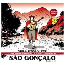 Encordoamento Corda Violão Aço São Gonçalo Tensão Leve 010 Foto  mini 1