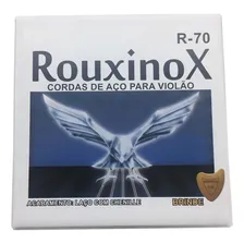 Encordoamento Cordas Aço Violão Rouxinol R-70 - 12 Unidades Foto  mini 1