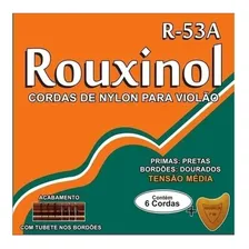 Encordoamento Cordas Nylon Violão Tensão Média Rouxinol R53a Foto mini  2