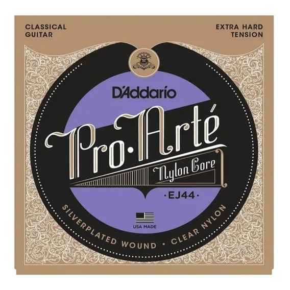 Encordoamento Daddario Pro Arte Violao Nylon Ej44 Tens X Pes Foto 1