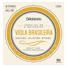 Encordoamento Daddario Viola Caipira Cebolão Ré Ej82a Foto mini 1