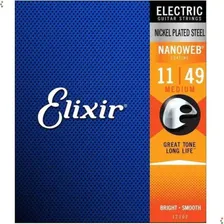 Encordoamento Elixir Corda Guitarra 011 Nanoweb 12102 Foto mini  2