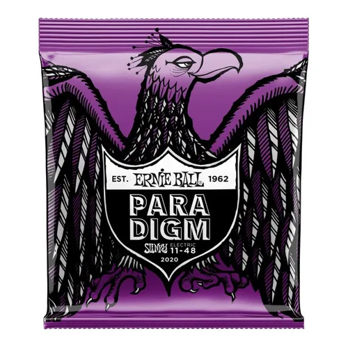 Encordoamento Ernie Ball 011 - 048 Power Slinky Paradigm Usa Foto 1