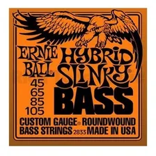 Encordoamento Ernie Ball Baixo 4 Cordas 045-105 Hibrida 2833 Foto mini  3