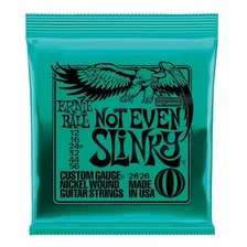 Encordoamento Ernie Ball Guitarra Not Even Slinky 012 Custom Foto mini 1