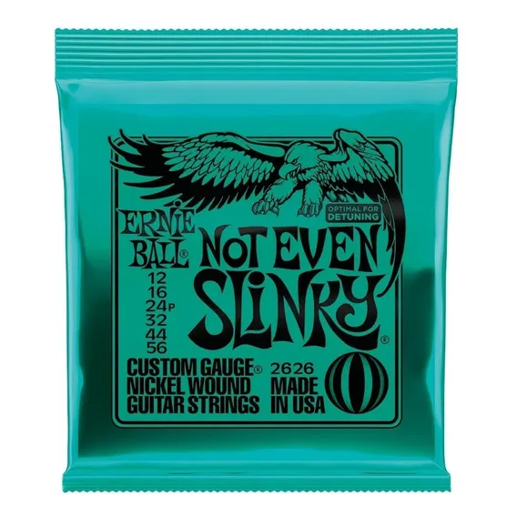 Encordoamento Ernie Ball Guitarra Not Even Slinky 012 Custom Foto 1