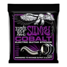 Encordoamento Ernie Ball Guitarra P02720 Power Slinky Cobalt Foto  mini 1