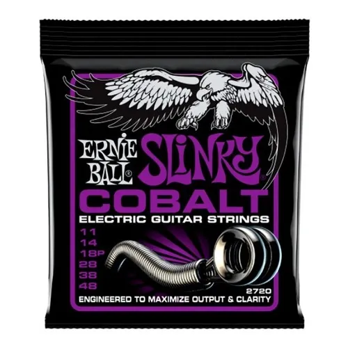 Encordoamento Ernie Ball Guitarra P02720 Power Slinky Cobalt Foto 1