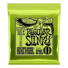 Encordoamento Ernie Ball Guitarra Regular Slink 010 Foto mini 1