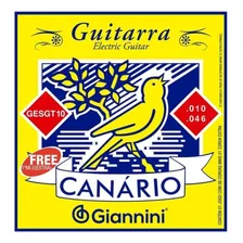 Encordoamento Giannini Canario Guitarra 010 Gesgt10 Foto mini 1