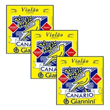 Encordoamento Giannini Canário Nylon Bolinha Pacote 3 Jogos Foto  mini 1