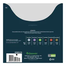 Encordoamento Giannini Clássico Nylon Nanotec Tensão Pesada Foto mini 3