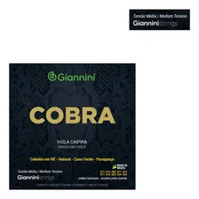 Encordoamento Giannini Cobra Viola Caipira Media Cebolão Re Foto mini 4