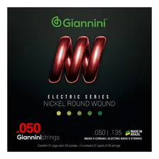 Encordoamento Giannini Geebrsx5 Nickel Round P/ Baixo 5c 050 Foto mini 1