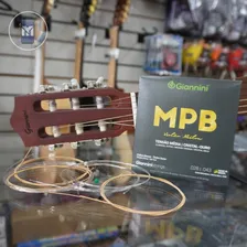 Encordoamento Giannini Mpb Violao Nylon Cristal Prata Genwg Foto mini  3