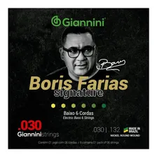 Encordoamento Giannini P/ Contra Baixo 6 Cordas Boris Faria Foto  mini 1