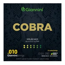 Encordoamento Giannini Violão 12 Cordas Aço 010 + Foto mini 1