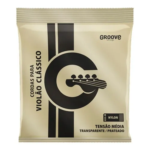 Encordoamento Groove Para Violão Nylon Gs5m Tensão Média Foto 1