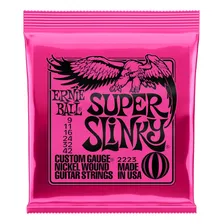 Encordoamento Guitarra 009 Ernie Ball Super Slinky NÃquel Foto mini 1