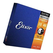 Encordoamento Guitarra 010 Elixir Nanoweb Light 12052 Foto mini  3