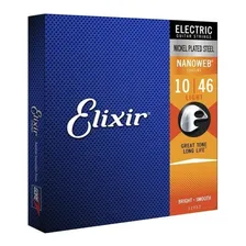 Encordoamento Guitarra 010 Elixir Nanoweb Light 12052 Foto mini  2