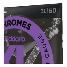 Encordoamento Guitarra .011 D'addario Xl Chromes Ecg24 Foto mini  3