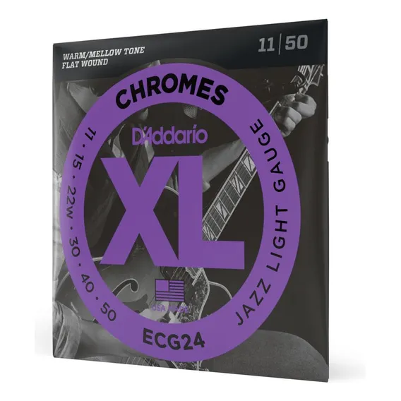 Encordoamento Guitarra .011 D'addario Xl Chromes Ecg24 Foto 1