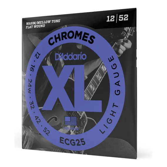 Encordoamento Guitarra .012 D'addario Xl Chromes Ecg25 Foto 1