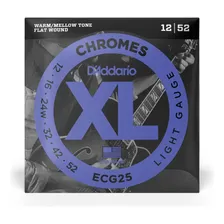Encordoamento Guitarra .012 D'addario Xl Chromes Ecg25 Foto mini 2