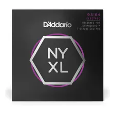 Encordoamento Guitarra 7 Cordas .009 D'addario Nyxl09564sb Foto mini  2