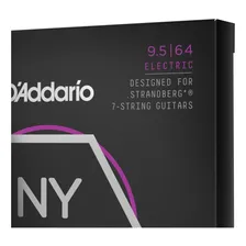 Encordoamento Guitarra 7 Cordas .009 D'addario Nyxl09564sb Foto mini 4