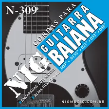 Encordoamento Guitarra Baiana Nig N309 009 Niquel Foto mini 2