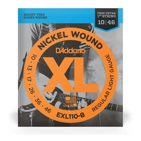 Encordoamento Guitarra Daddario Exl110-b 010 Foto 1