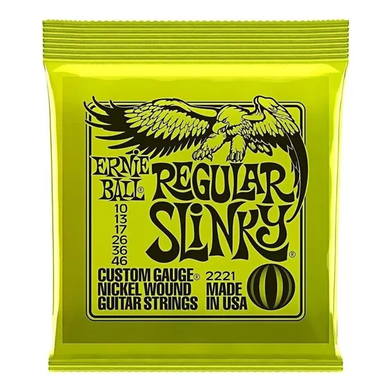 Encordoamento Guitarra Ernie Ball 010 046 2221 Super Slinky Foto 1