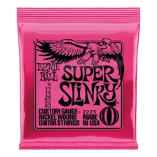 Encordoamento Guitarra Ernie Ball 09 - 42 Super Slinky 2223 Foto mini 1